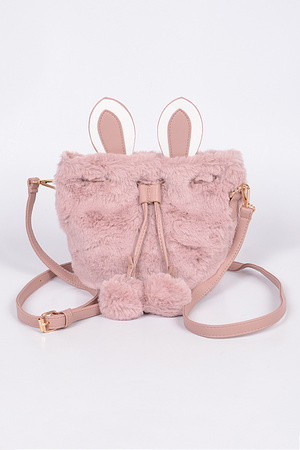 Faux Fur Bunny Clutch
