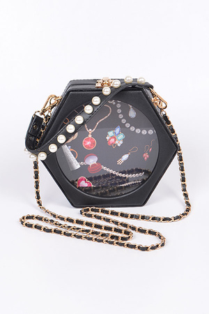 Polygon Jewelry Box Clutch