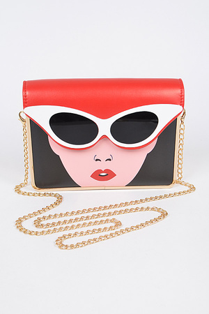 Sunglass Women Clutch Bag.