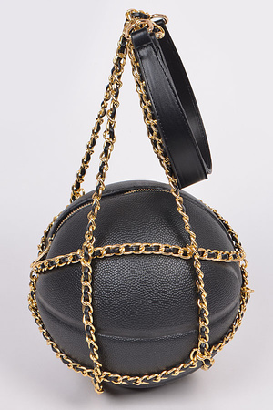 Monotone Basketball Clutch.
