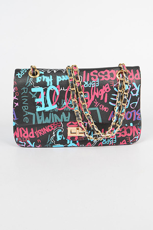 Graffiti Gradiating Clutch.