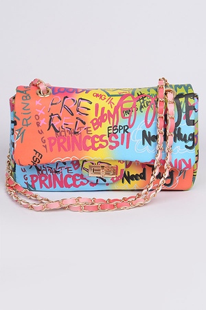 Graffiti Gradiating Clutch.