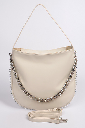Chain Strap With Shoulder Clutch