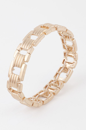 Multi Lined Link Chain Bracelet