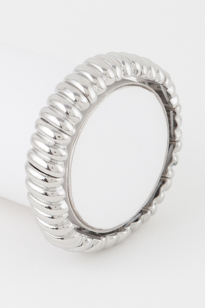 Modern Ribbed Bracelet