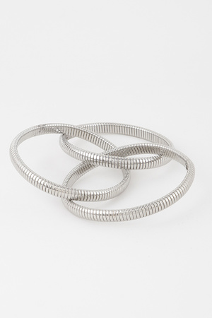 Interweaved Snake Chain Bracelet