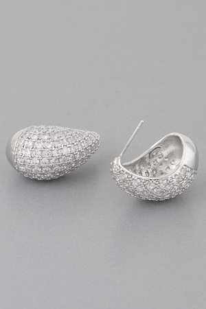 Beaded Mini Rhinestone Earrings