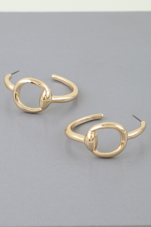 Modern Loop Hoop Earrings