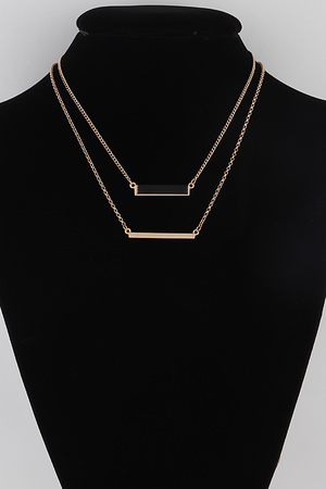 Double Bar Necklace