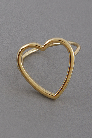 Simple Heart Ring 9IBD10