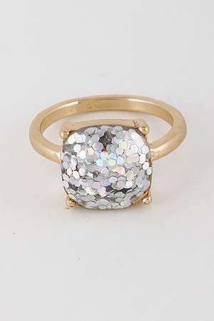 Glitter Stone Ring 7LAD5