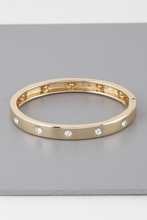 Jeweled Clasp Cuff Bracelet