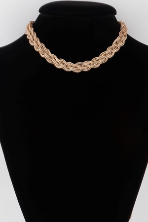 Multi Weaved Link Chain Necklace