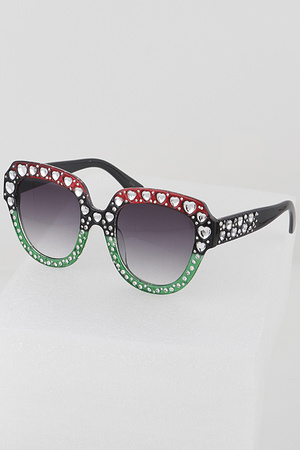 Bling Bling Round Sunglasses