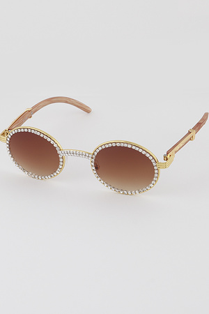 Shine On Me Round Sunglasses