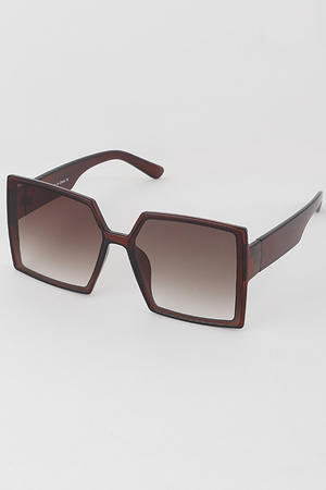 Square Thick Frame Sunglasses
