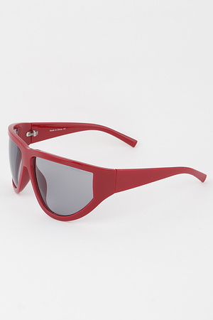 Wide Tinted Drop Sunglasses
