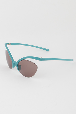Open Top Swirl Cateye Sunglasses