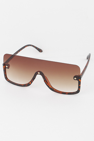 Halfway Framed Shield Sunglasses