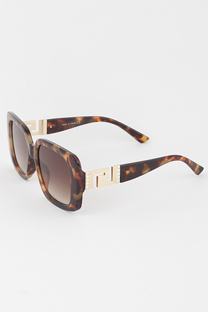 Greek Key Frame Sunglasses