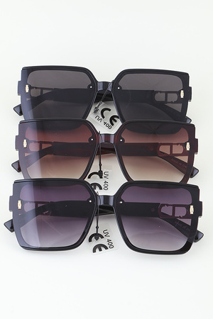 Chic Open Link Chain Butterfly Sunglasses