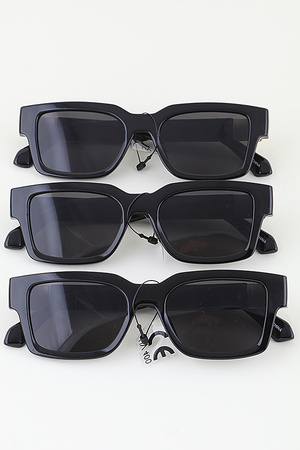 Beaded Lock Block Sunglasses