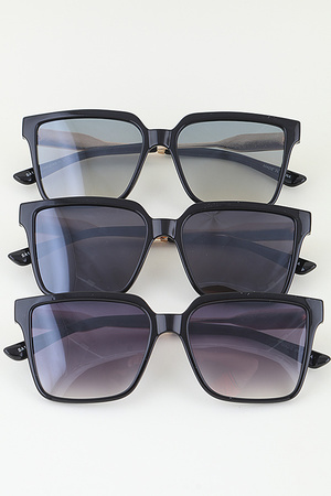 Lion Emblem Box Gradient Sunglasses