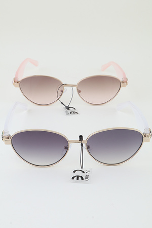 Antique Hinge Round Sunglasses