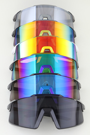 Bulky Top Shield Wrap Sunglasses