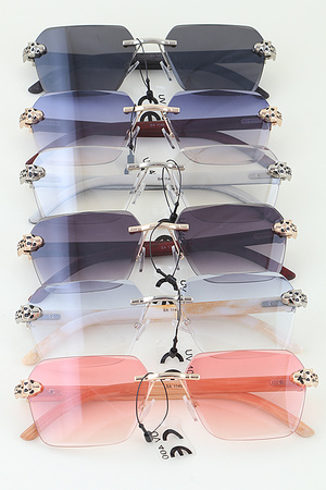 Luxury Cheetah Gradient Sunglasses