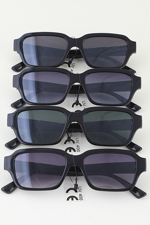 Luxury Stripe Gradient Box Sunglasses