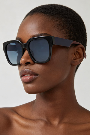 Minimal Toned Wayfarer Sunglasses