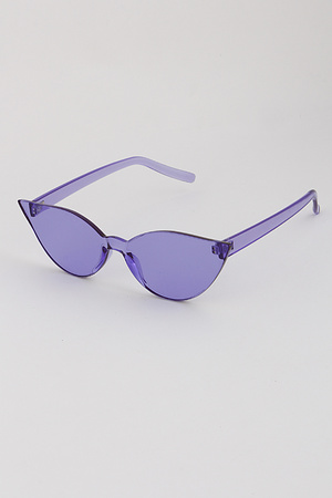 One Tone Cateye Sunglasses