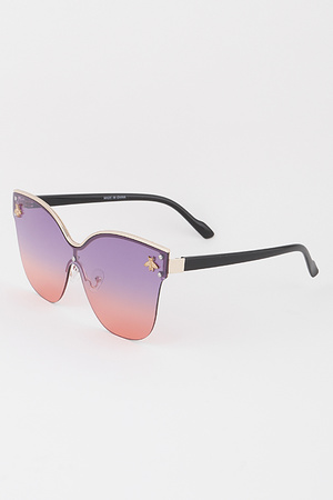 Top Lined Gradient Sunglasses