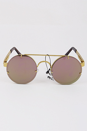 Too Cool Round Framed Sunglasses