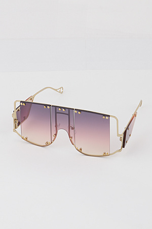 Exposed Frame Sunglasses