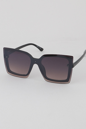 Over Frame Cat Eye Sunglasses