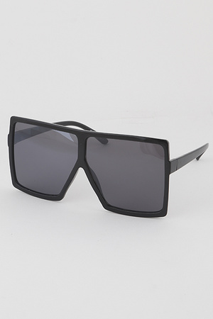 Oversized Simple Shield Sunglasses