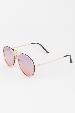 Killer Bee Jeweled Sunglasses