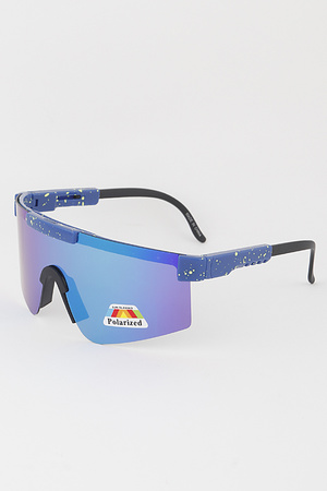 Splash Art Shield Sunglasses