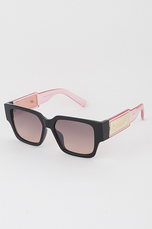 Side Frame Square Sunglasses