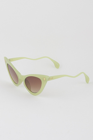 Thunder Bolt Cateye Sunglasses