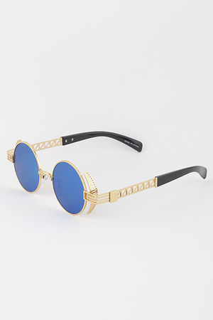 Crescent Royal Round Sunglasses