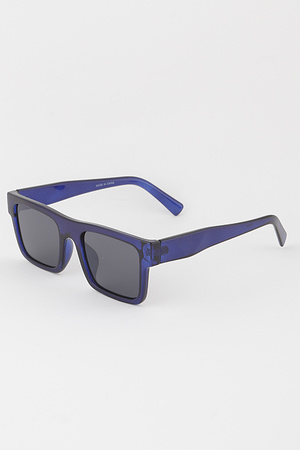 Straight Tinted Square Sunglasses