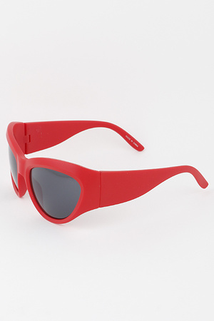 Bright Polycarbonate Round Sunglasses
