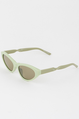 Minimal Tinted Cateye Sunglasses