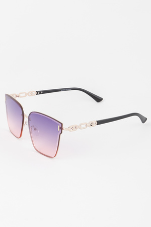 Clover Chain Gradient Sunglasses