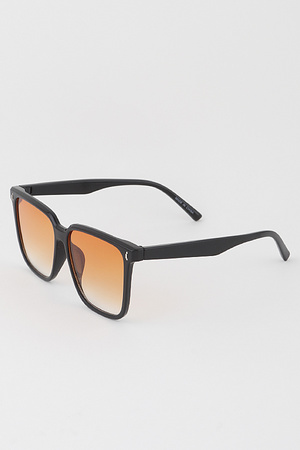 Minimal Gradient Box Sunglasses