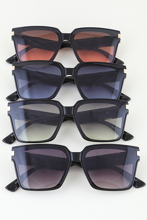 Luxury Bee Stripe Classic Sunglasses