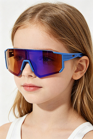 KIDS Polycarbonate Shield Sunglasses